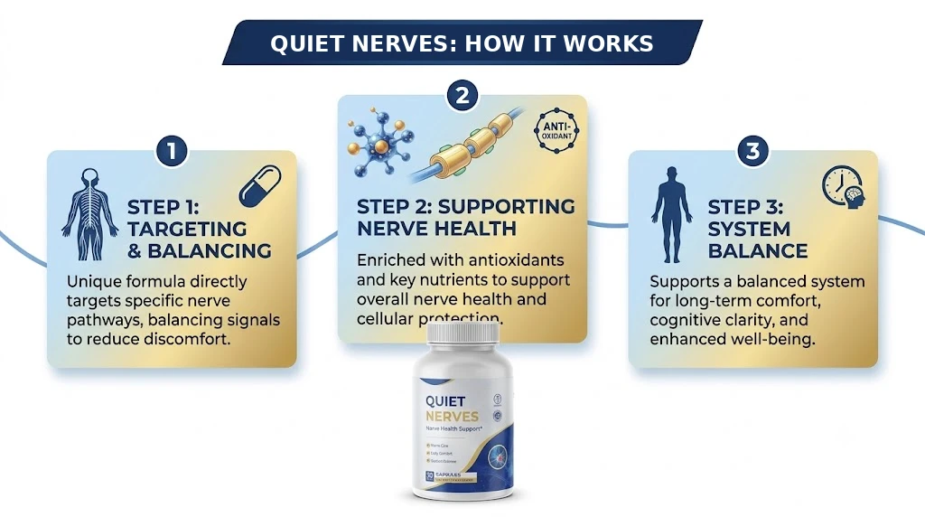 How Quiet Nerves works in three steps