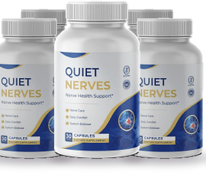 6 bottles of Quiet Nerves nerve health support capsules